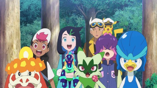 Scene from the anime Pokémon Horizons episode 85
